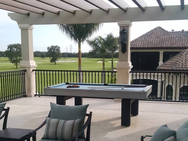 7ft South Beach Outdoor Pool Table 3