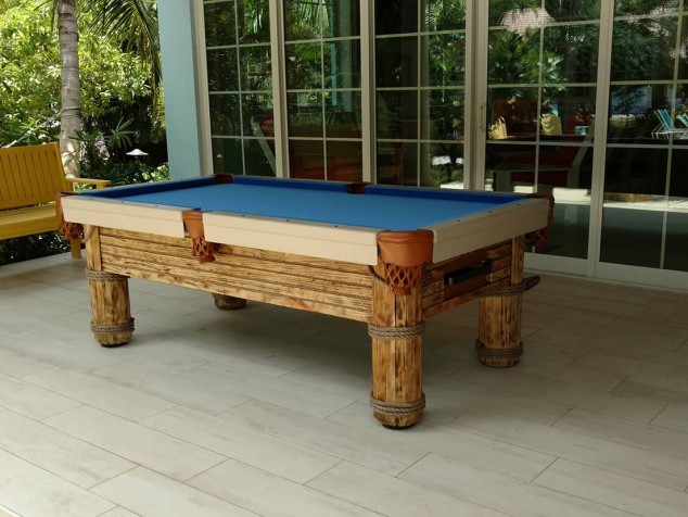 8ft Caribbean Outdoor pool table 1