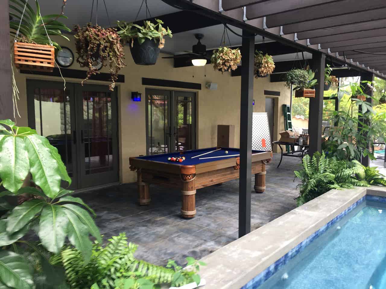 8ft Caribbean Outdoor pool table 2