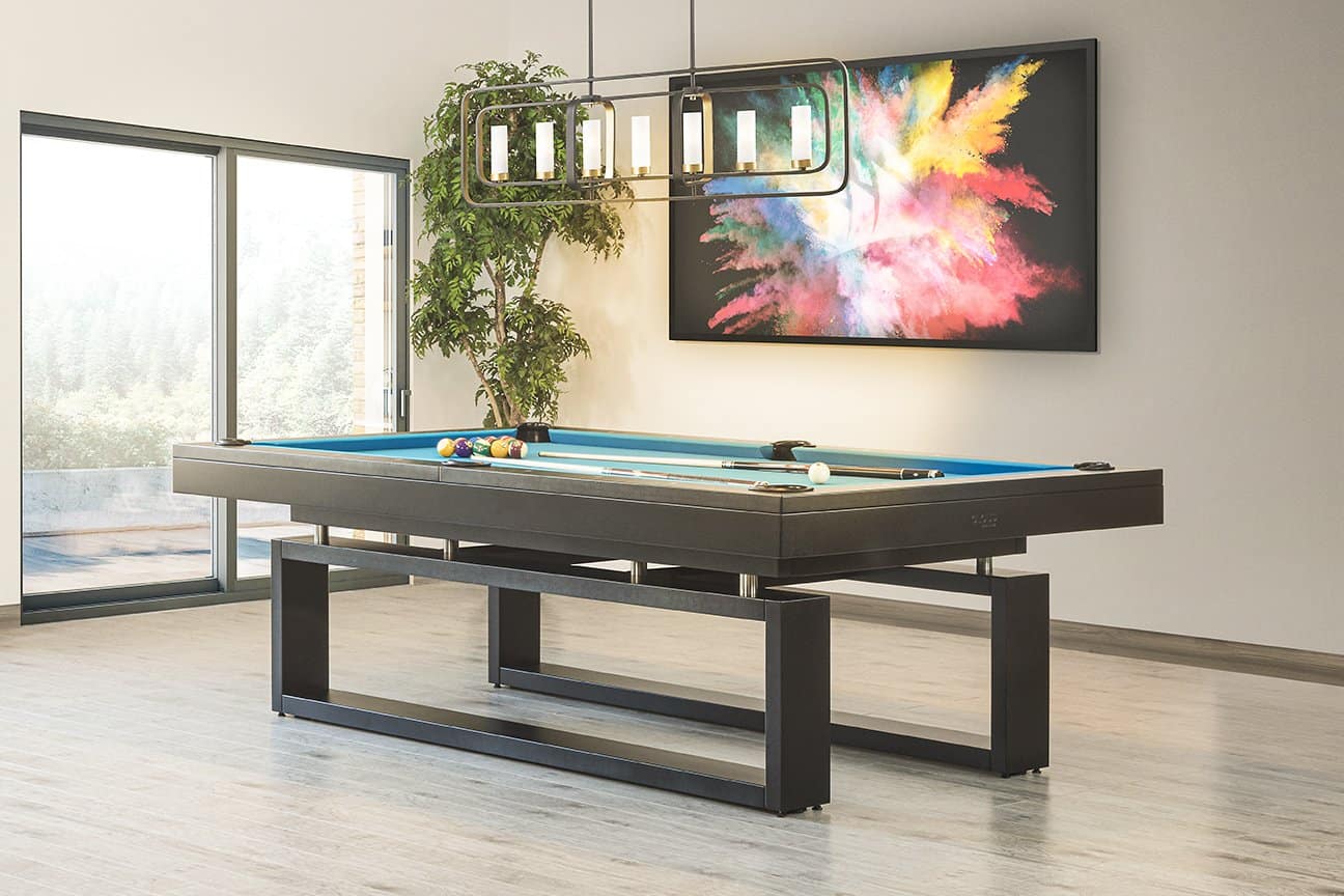 pool table dining room insert