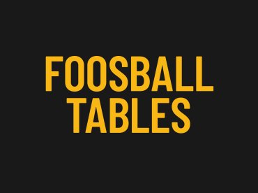 Foosball table for a home or clubhouse game room