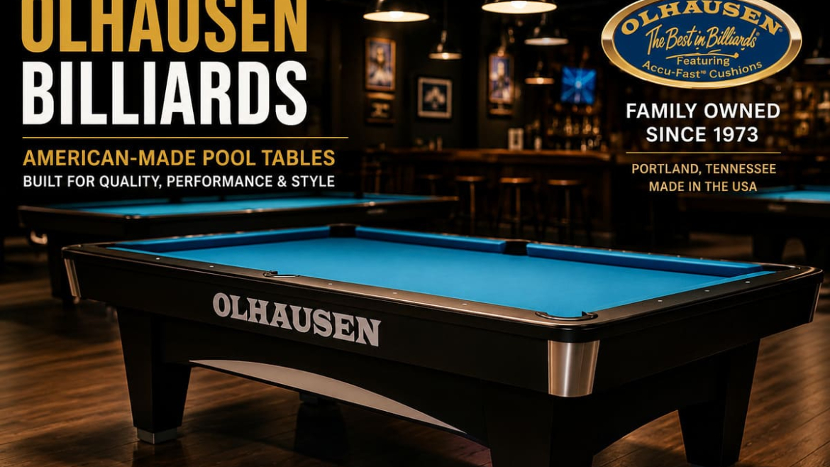 Olhausen Billiards: American-Made Pool Tables Built for Quality, Performance, and Style