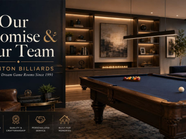 Our Promise and Our Team: Creating Dream Game Rooms with Boynton Billiards