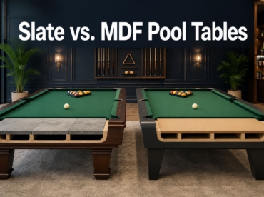 Comparison of slate and MDF pool-table playing surfaces